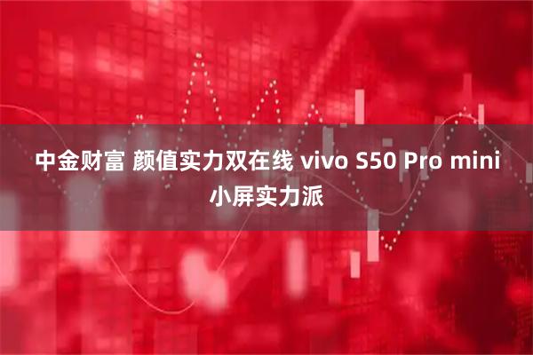 中金财富 颜值实力双在线 vivo S50 Pro mini小屏实力派